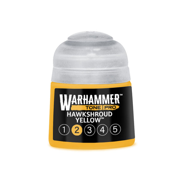 Warhammer Tone Pro Hawkshroud Yellow 2 miniature paint 12ml