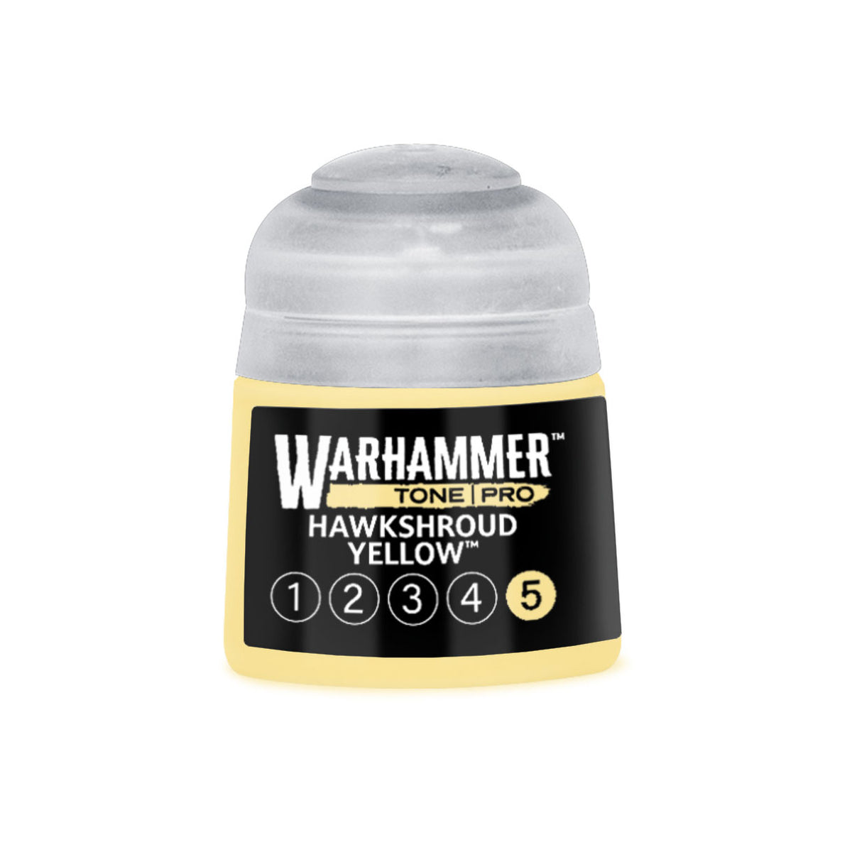 Warhammer Tone Pro Hawkshroud Yellow 5 miniature paint 12ml