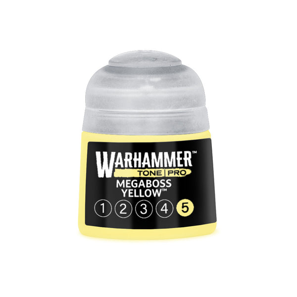 Warhammer Tone Pro Megaboss Yellow 5 miniature paint 12ml