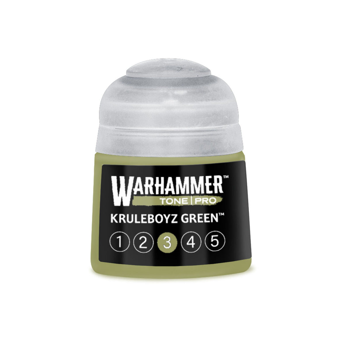Warhammer Tone Pro Kruleboyz Green 3 miniature paint 12ml