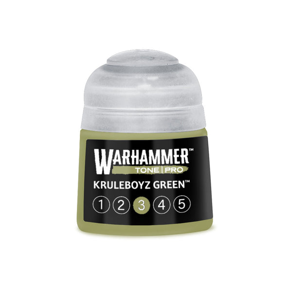 Warhammer Tone Pro Kruleboyz Green 3 miniature paint 12ml