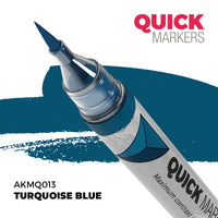 AK QUICK MARKERS: Turquoise Blue