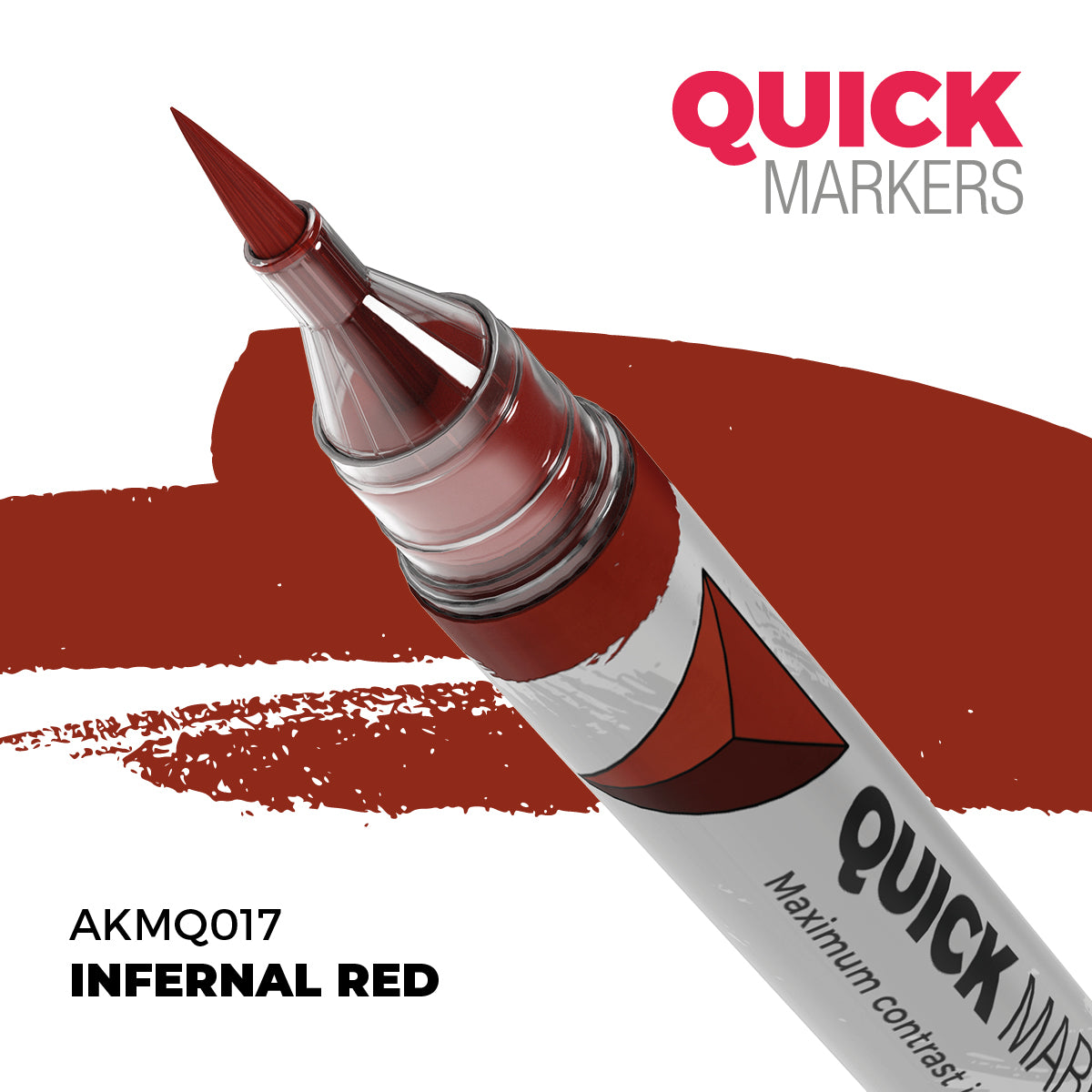AK QUICK MARKERS: Infernal Red