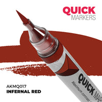 AK QUICK MARKERS: Infernal Red