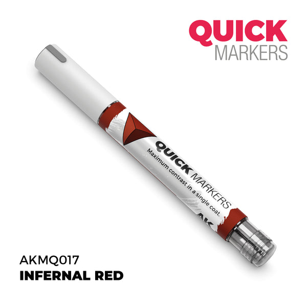 AK QUICK MARKERS: Infernal Red