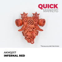 AK QUICK MARKERS: Infernal Red