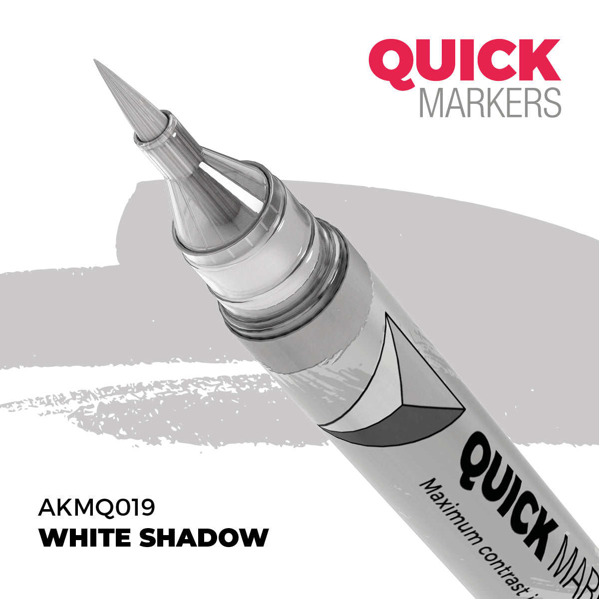 AK QUICK MARKERS: White Shadow