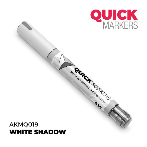 AK QUICK MARKERS: White Shadow