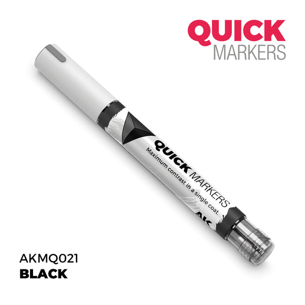 AK QUICK MARKERS: Black