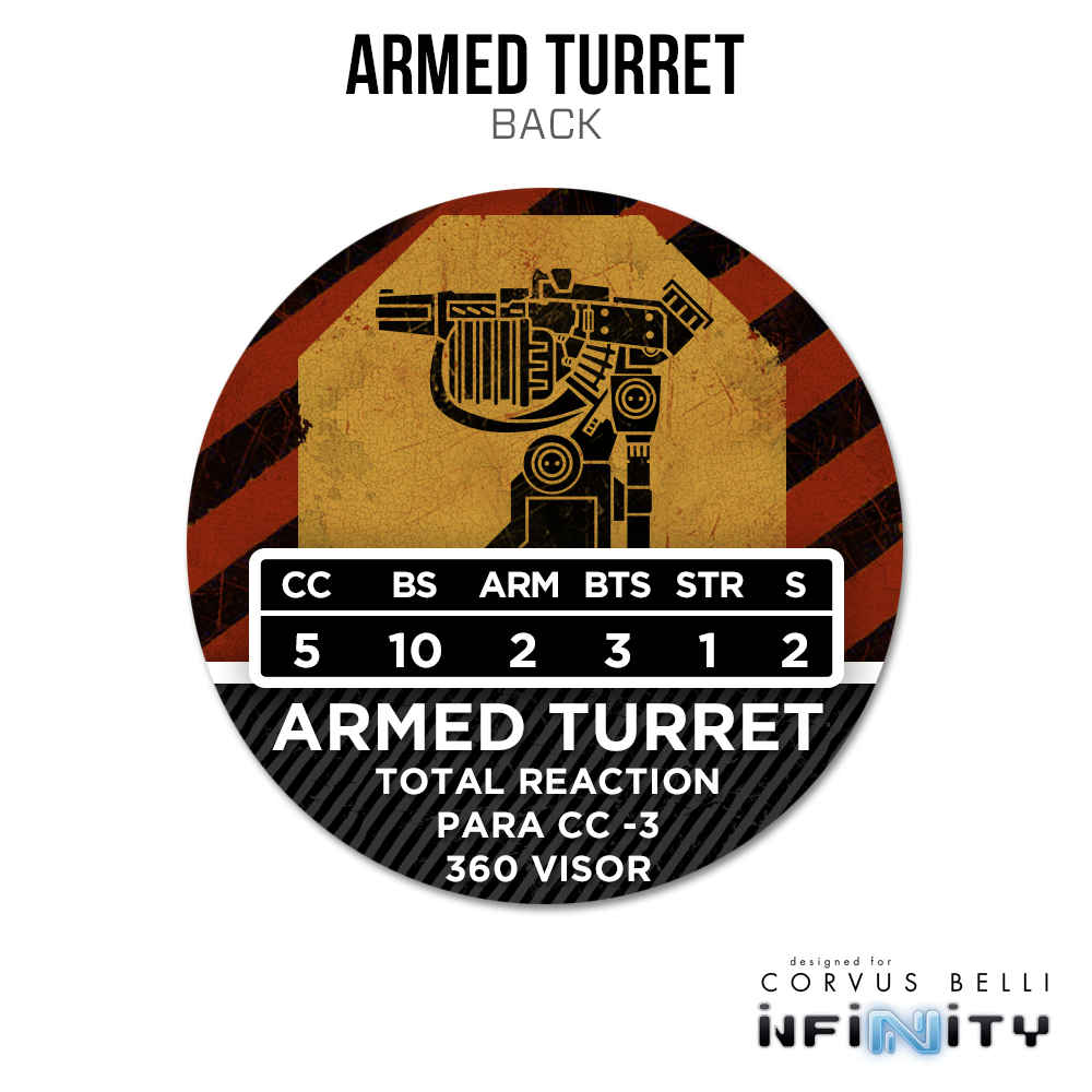 Infinity N5 Markers: Armed Turret