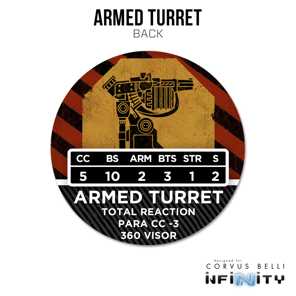 Infinity N5 Markers: Armed Turret