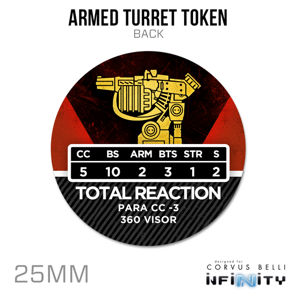 Infinity N5 Acrylic Token: Armed Turret