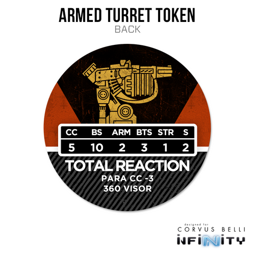 Infinity N5 Tokens: Armed Turret