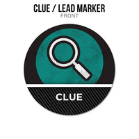 MANHUNT Acrylic Token: Clue / Lead