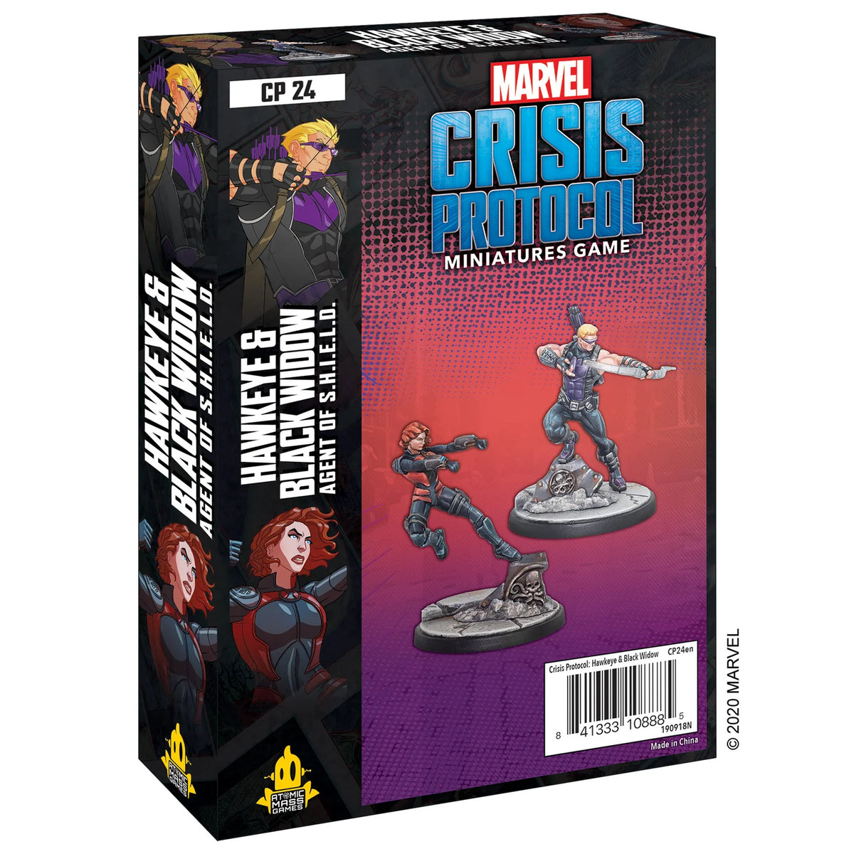 Marvel: Crisis Protocol - Hawkeye & Black Widow Agent of S.H.I.E.L.D