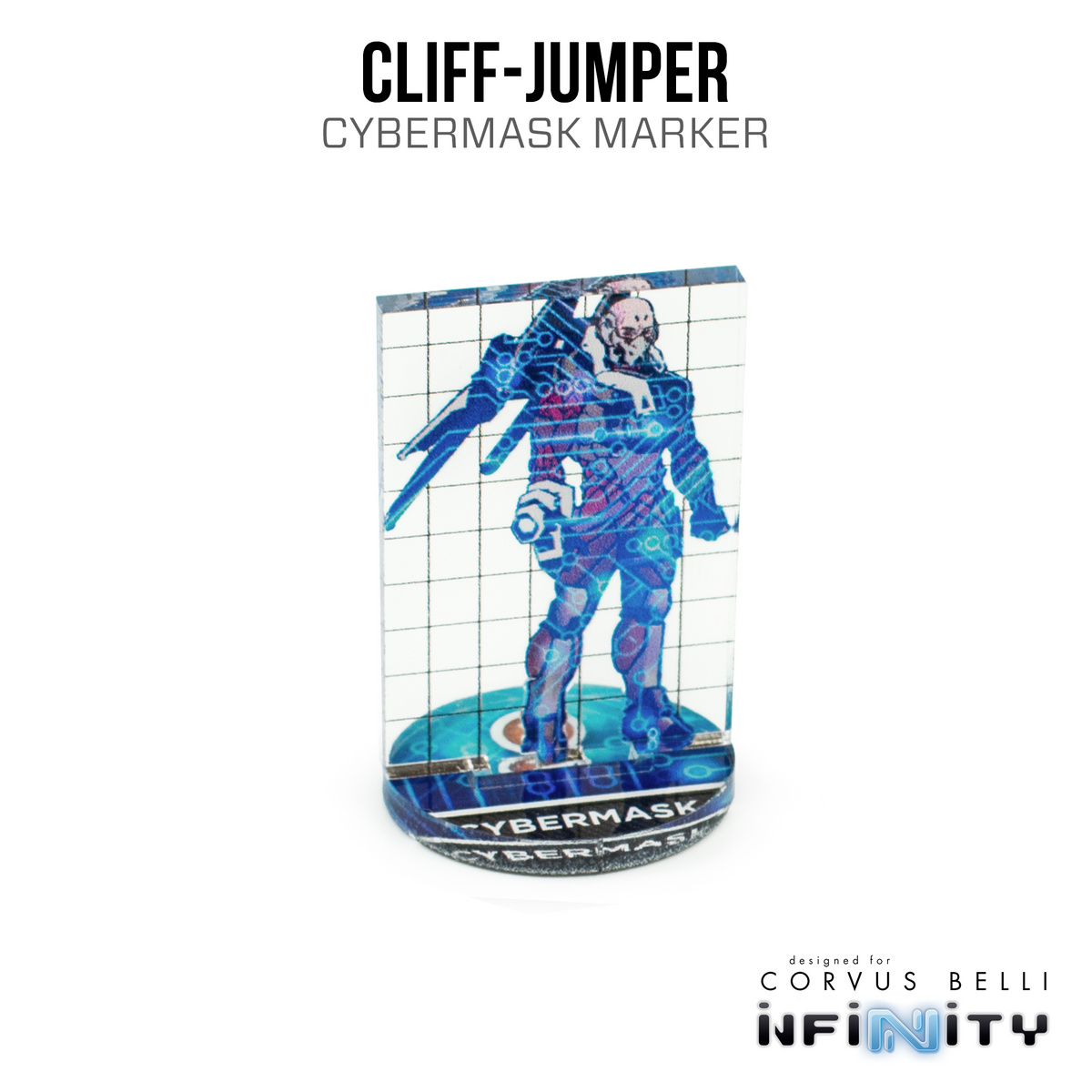 Marcadores 3D Infinity: cubiertos (máscara cibernética de 25 mm)