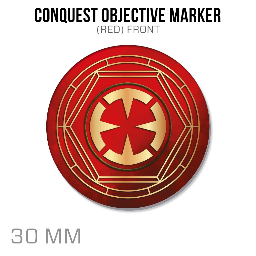 Red Conquest Objective Marker front