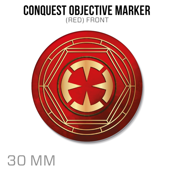 Red Conquest Objective Marker front