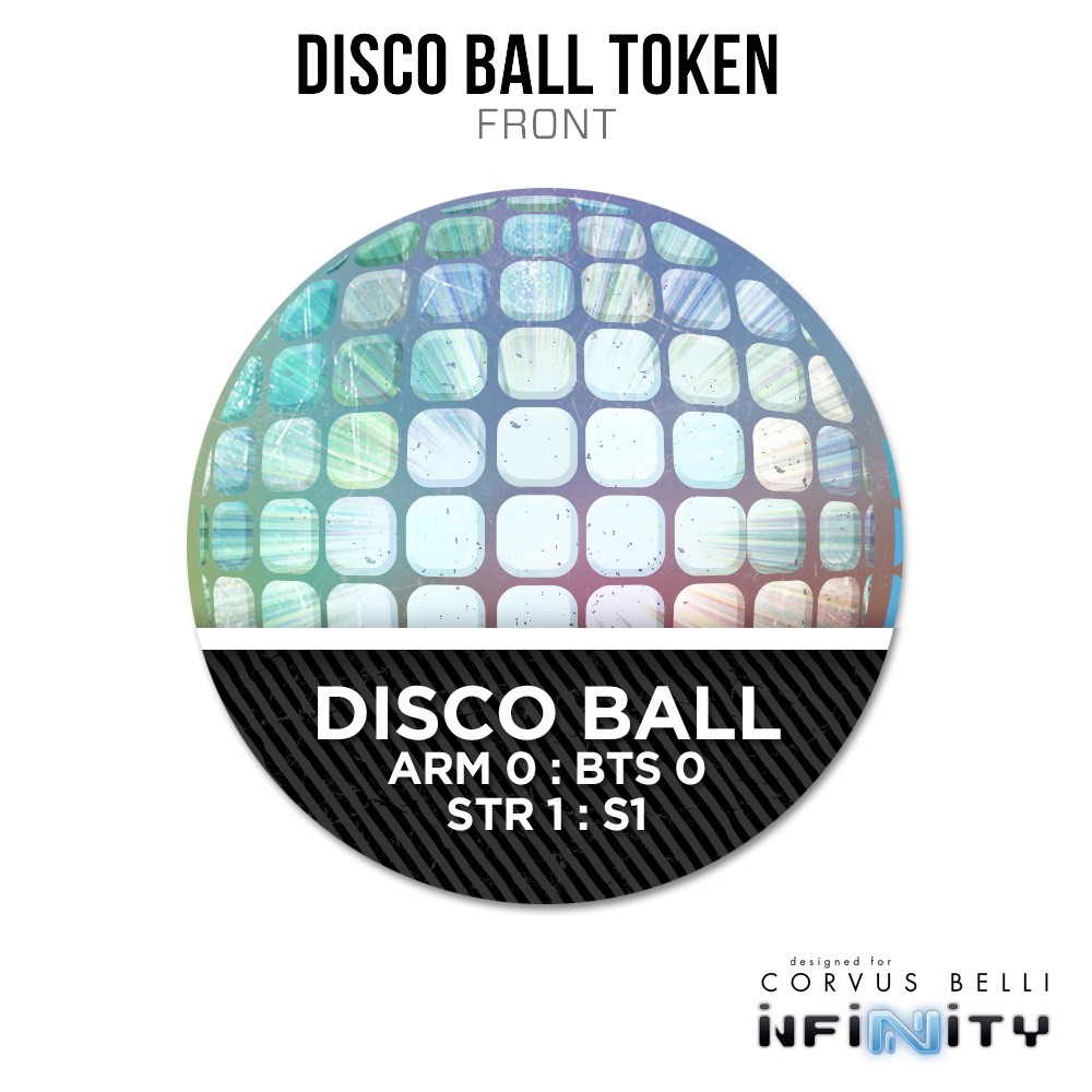 Infinity N5 Acrylic Tokens: Disco Ball