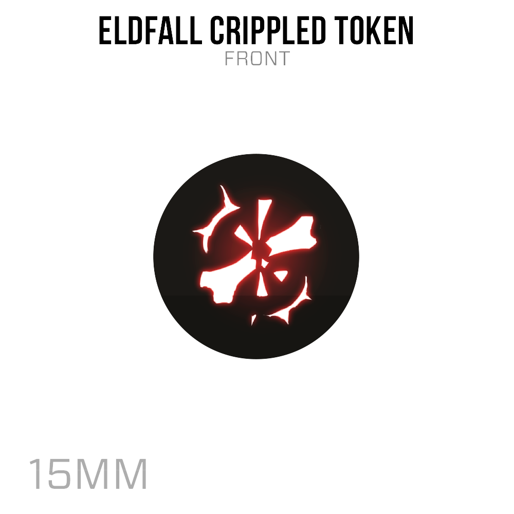 Eldfall Crippled Token