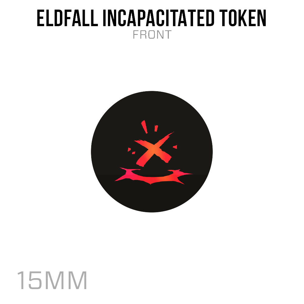 Eldfall Incapacitated Token