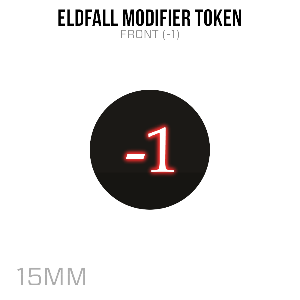 Eldfall -1 Modifier Token