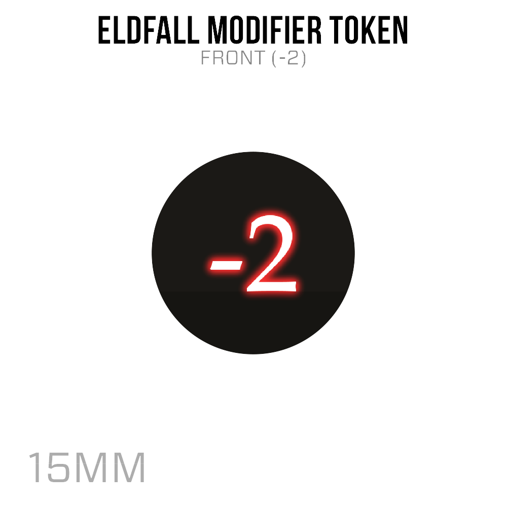 Eldfall -2 Modifier Token