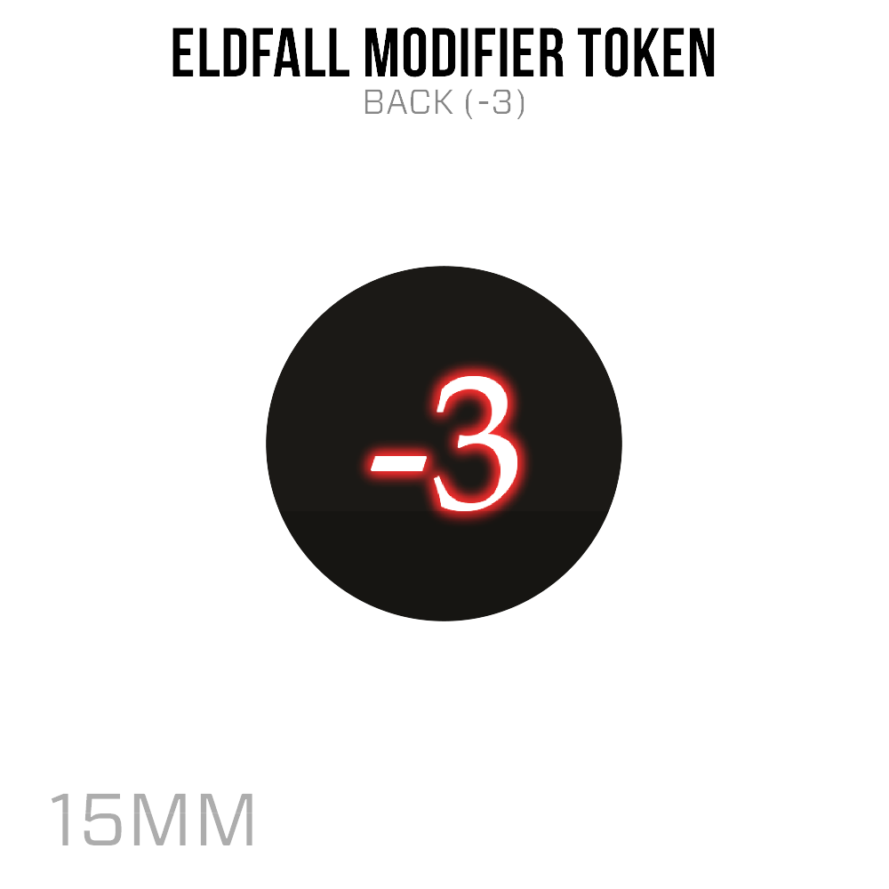 Eldfall -3 Modifier Token