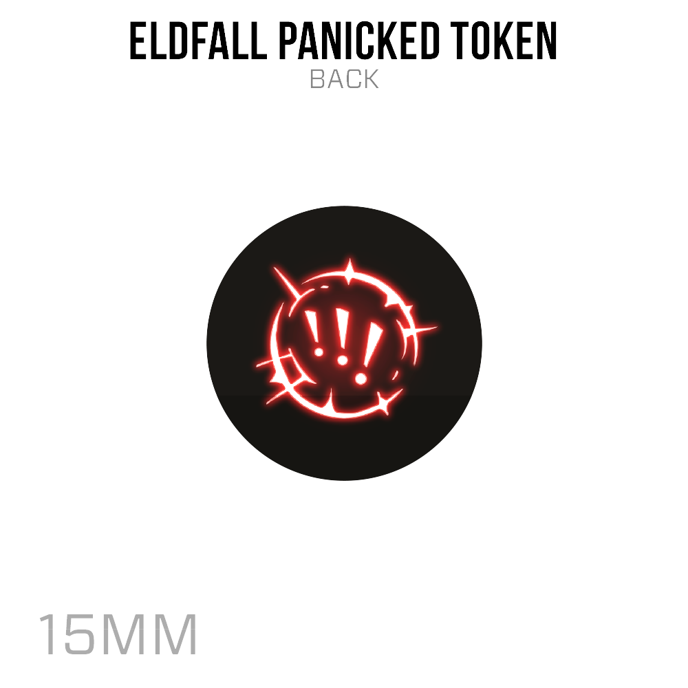 Eldfall Panicked Token