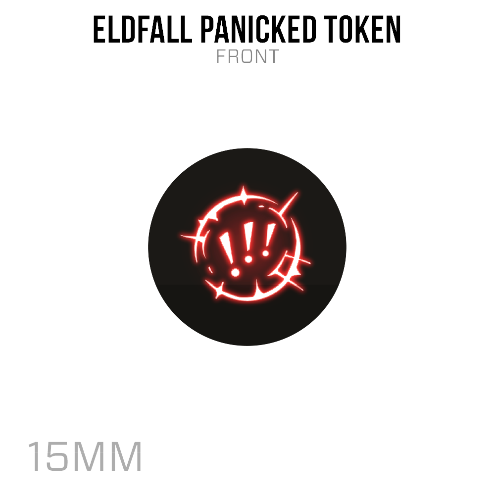 Eldfall Panicked Token