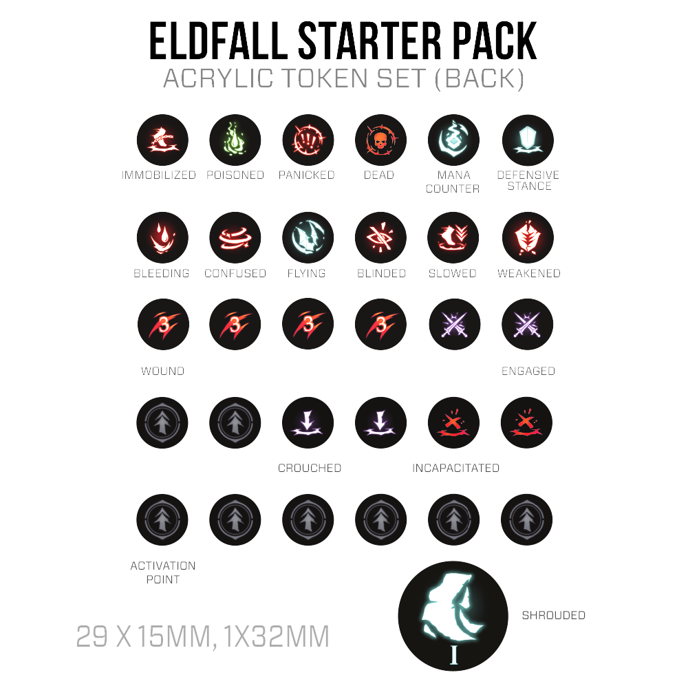 Eldfall Starter Pack Token Set