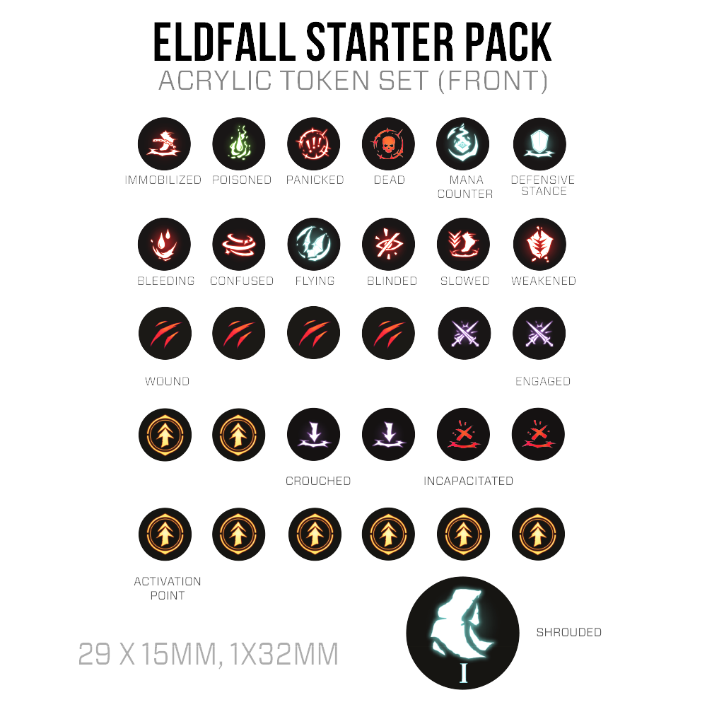 Eldfall Starter Pack Token Set