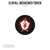 Eldfall Weakened Token