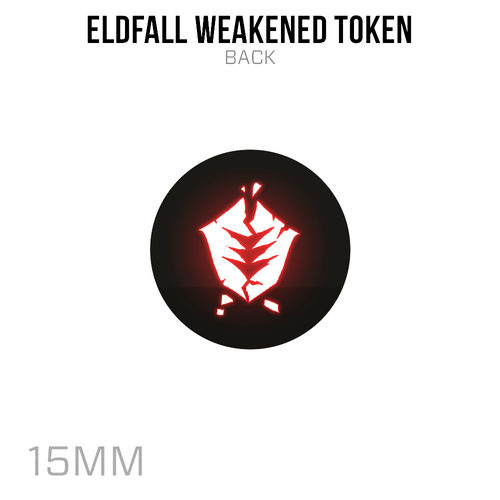 Eldfall Weakened Token