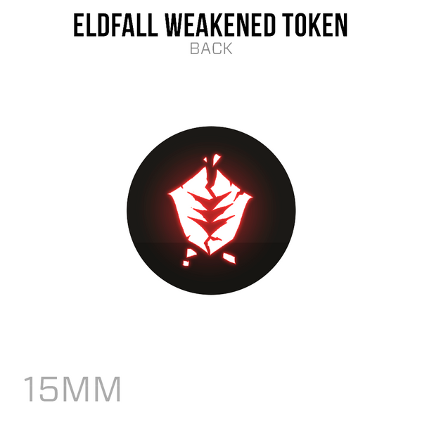 Eldfall Weakened Token
