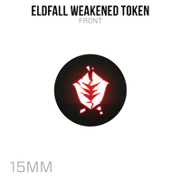 Eldfall Weakened Token