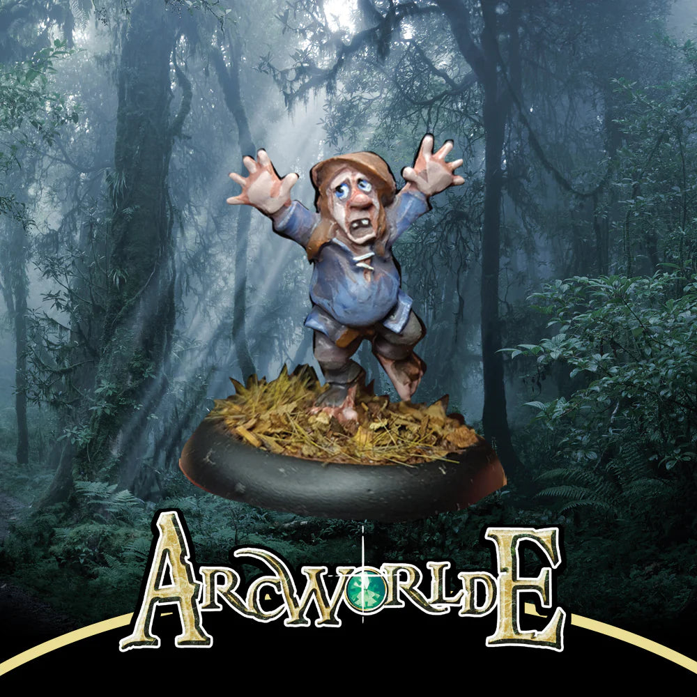 Fleeing Halfling (Metal)