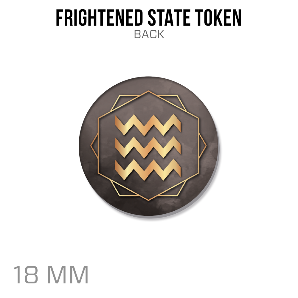 Frightened State Token back