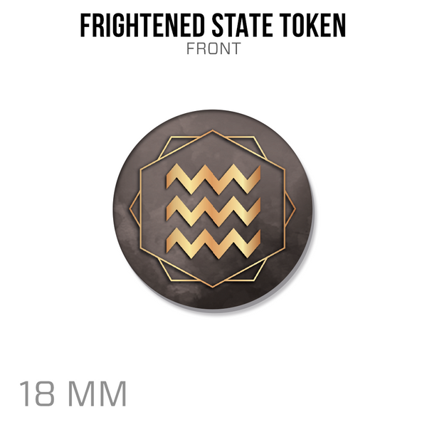 Frightened State Token front