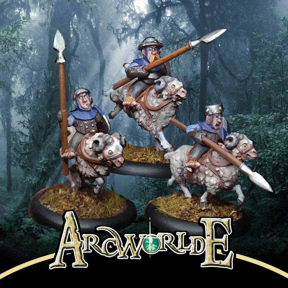 Halfling Cavalry (3) (Metal)