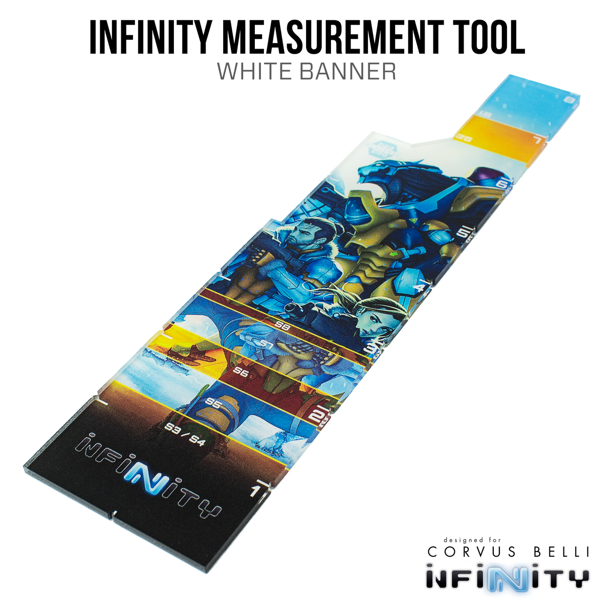 Measurement Tool White Banner Army Warsenal