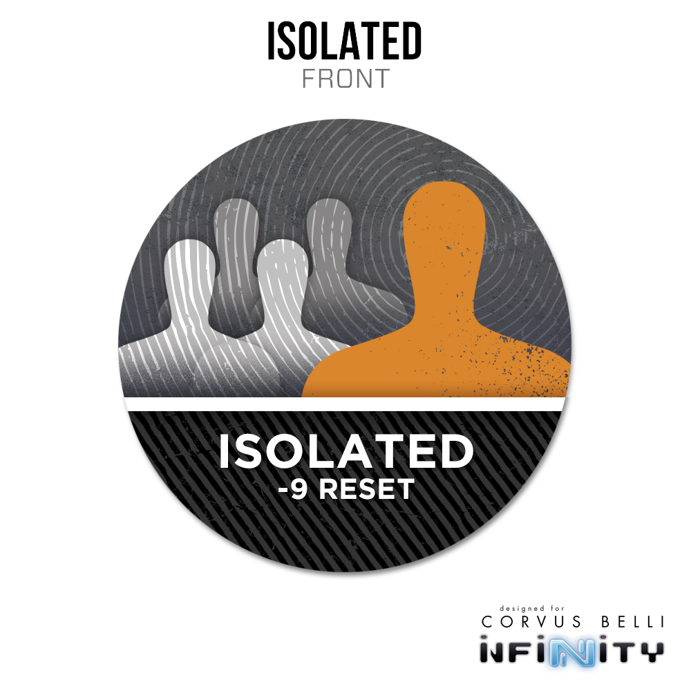 Infinity N5 Acrylic Token: Isolated