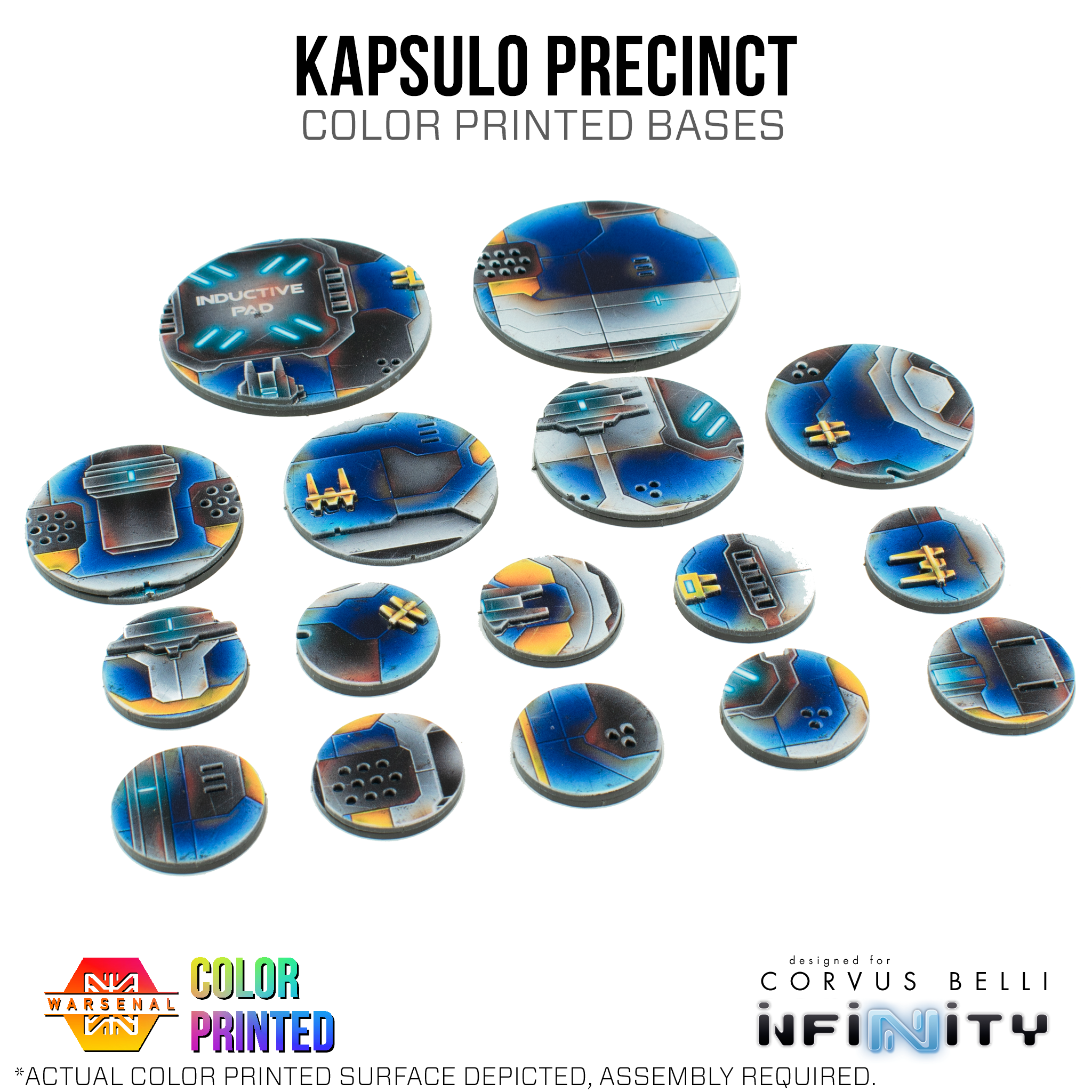 Infinity the Game Kapsulo Bases acrylic 25mm 40mm 55mm – Warsenal
