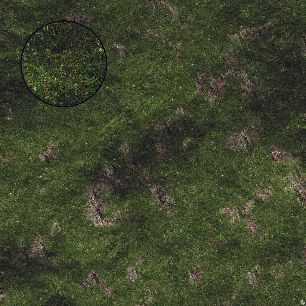 Mats By Mars: Green Hills Tabletop Mat (36" x 36")