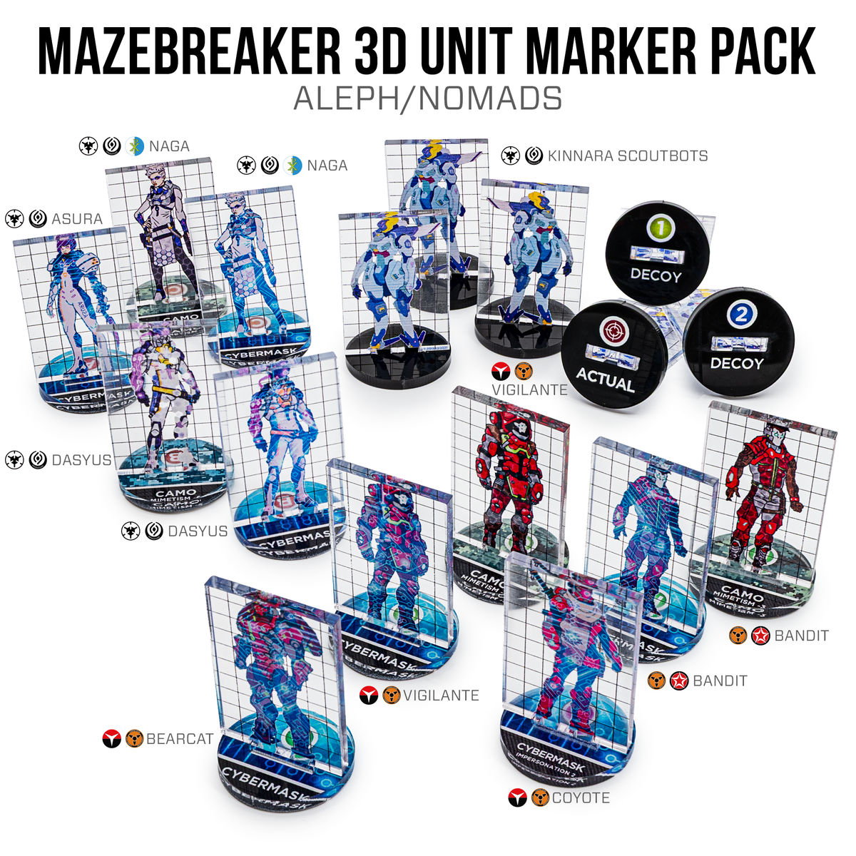 Mazebreaker 3D Camo Marker Pack