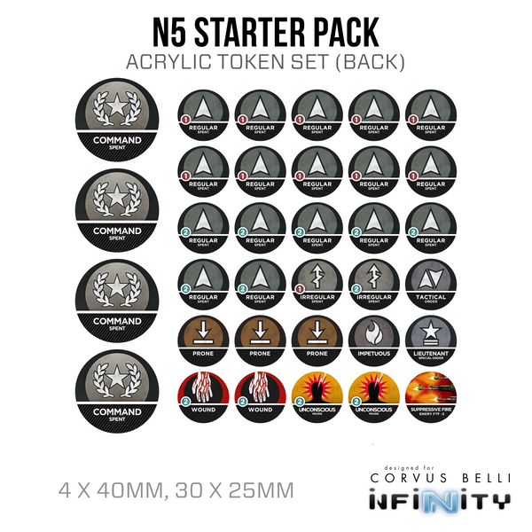 Infinity N5 Acrylic Token Starter Set
