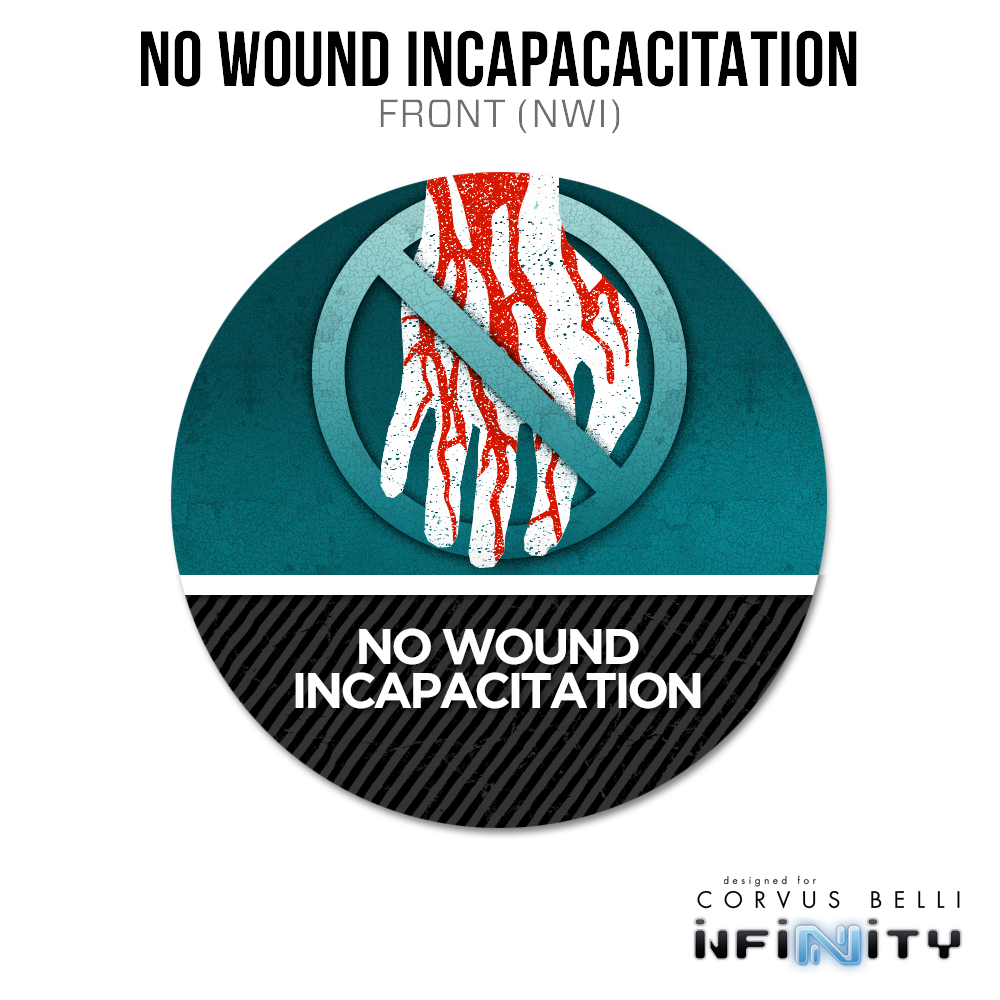 Infinity N5 Acrylic Token: No Wound Incapacitation