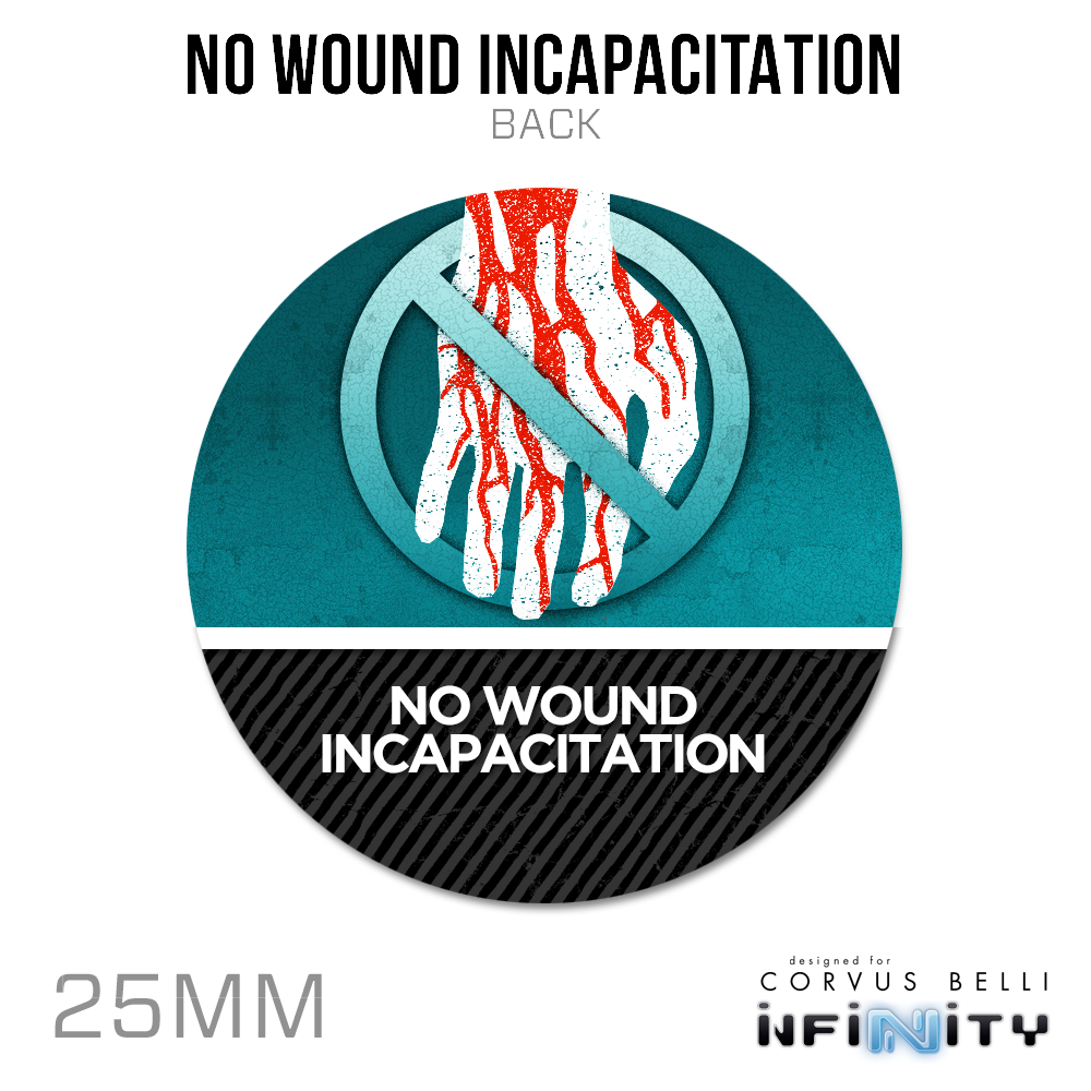 Infinity N5 Acrylic Token: No Wound Incapacitation