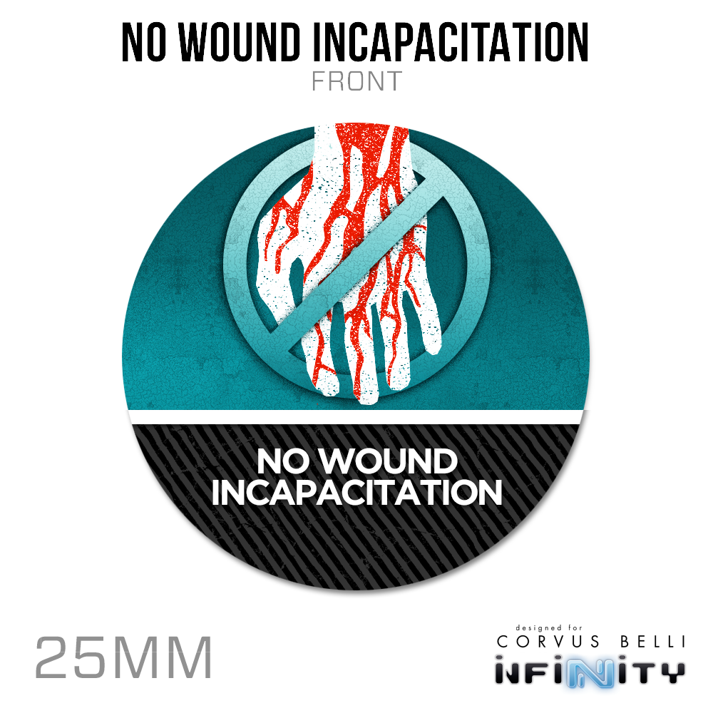 Infinity N5 Acrylic Token: No Wound Incapacitation