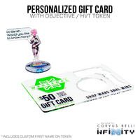 Warsenal Personalized Giftcard